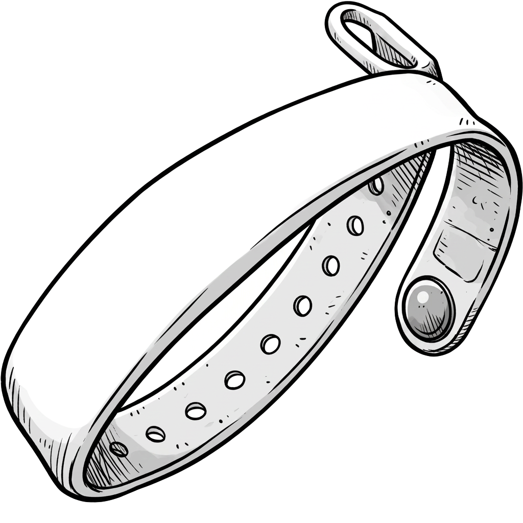 Clink NFC wristband sketch
